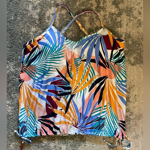 24th & Ocean Other - 24th & Ocean Swim Top Tankini with Floating Underwire, Size XXL, D / DD Cup Size